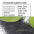 "Khumic-100"agricultural plant NPK organic fertilizer granule water soluble  potassium humate 98 shiny flakes